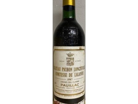 Château Pichon Longueville Comtesse de Lalande Pauillac 1987 (750ml) Online