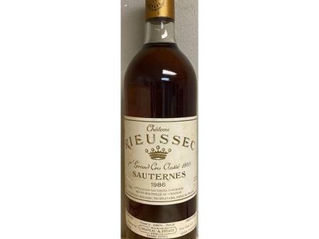 Château Rieussec Sauternes 1986 (750ml) Cheap