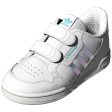 Adidas Continental 80 CF Velcro Sneakers White Pulse Aqua on Sale