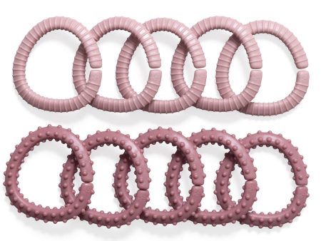 Sebra Toy Rings 10-pack Blossom Pink on Sale