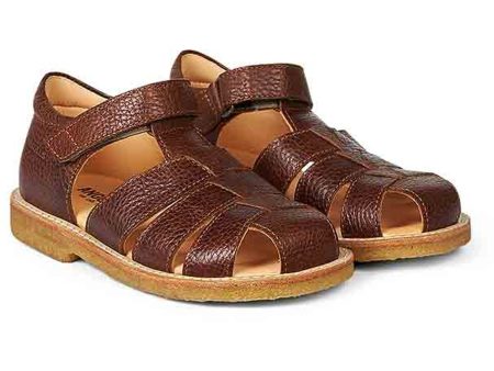 Angulus Sandal W. Velcro Medium Brown Supply