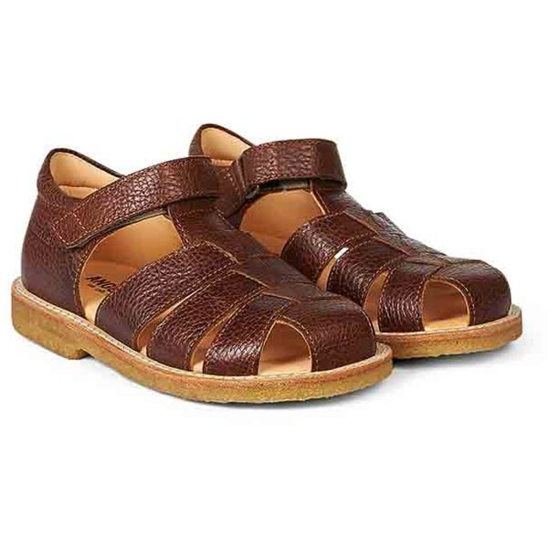 Angulus Sandal W. Velcro Medium Brown Supply