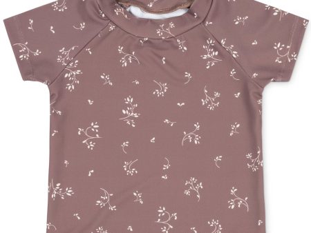 That s Mine Secret Garden Cocoa Print Sasha Swim T-shirt Online Sale