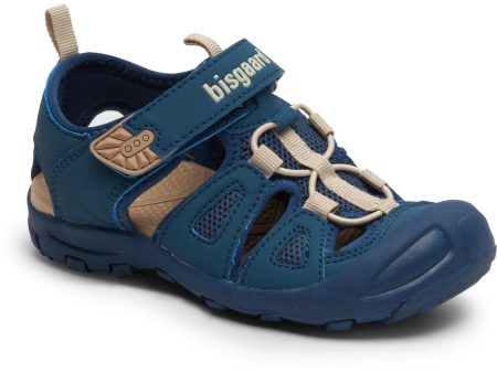 Bisgaard Parker Velcro Sandal Navy For Sale