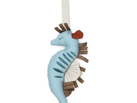 Cam Cam Copenhagen Activity Toy Sea Horse Sand  Blue For Sale