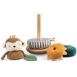 Sebra Stacking & Tilting Toy Maci the Monkey Brown Discount