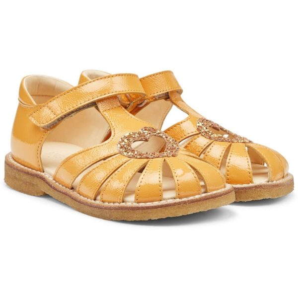 Angulus Hjerte Sandaler Manderin Manderin Glitter Online now