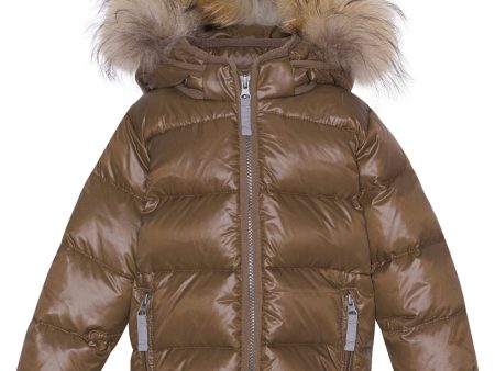 Ver de Terre Featherlight Baby Down Jacket w. Fur Kangaroo Supply