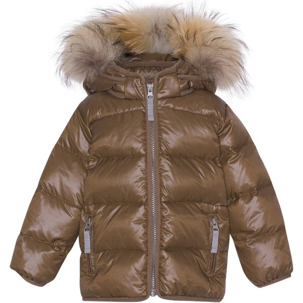 Ver de Terre Featherlight Baby Down Jacket w. Fur Kangaroo Supply