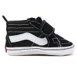 VANS IN SK8-Hi Crib Sneakers Black True White Online now