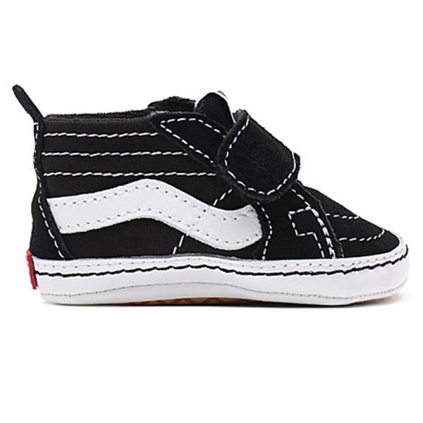 VANS IN SK8-Hi Crib Sneakers Black True White Online now