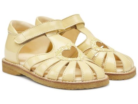 Angulus Hjerte Sandaler Mellow Yellow Pineapple glitter on Sale