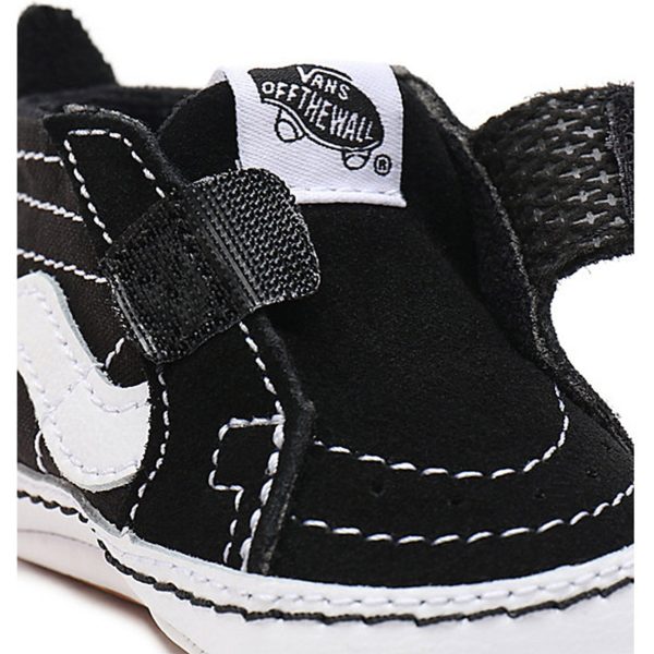 VANS IN SK8-Hi Crib Sneakers Black True White Online now