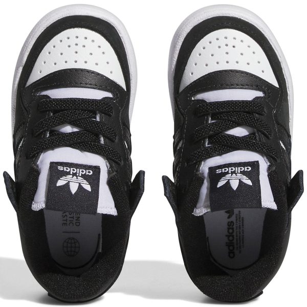 adidas Basketball Forum Low Sneakers Core Black   White Supply