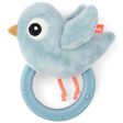 Done by Deer Sensory Rattle With Teether Birdee Blue Online Hot Sale