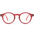 Izipizi Junior Screen Glasses #D Red Crystal Soft 0 Online Sale