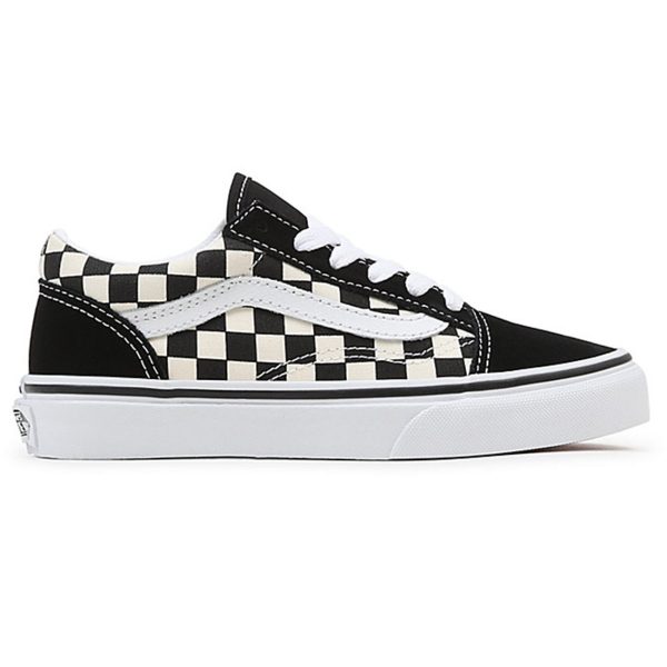 VANS UY Old Skool Sneakers Primary Check Black White Hot on Sale