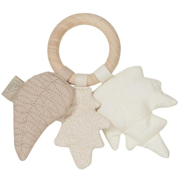 Cam Cam Copenhagen Leaves Rattle Mix Natural Online Hot Sale