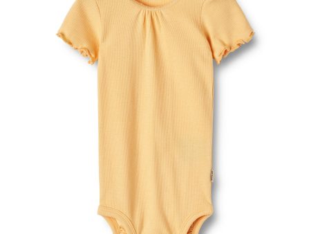 Wheat Pale Apricot Rib Body Edna Fashion