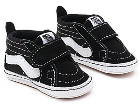 VANS IN SK8-Hi Crib Sneakers Black True White Online now