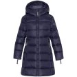 Ver de Terre Featherlight Girls A Down Coat Navy Online Sale