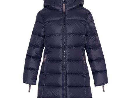 Ver de Terre Featherlight Girls A Down Coat Navy Online Sale