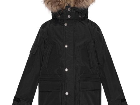 Ver de Terre Nordic Jacket w. Fur Black Cheap