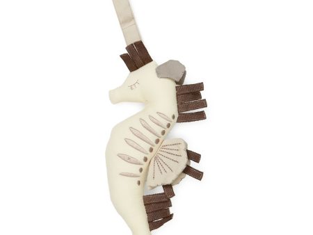 Cam Cam Copenhagen Activity Toy Sea Horse Antique White Cheap