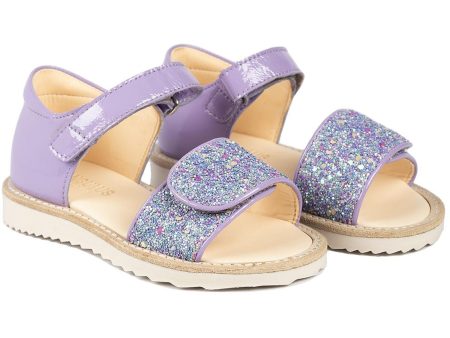 Angulus Sandals Lilac Confetti Glitter For Discount