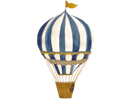 That s Mine Wall Stories Retro Air Balloon Small Blue Discount