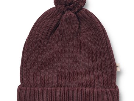 Wheat Beanie Alphie Aubergine Online