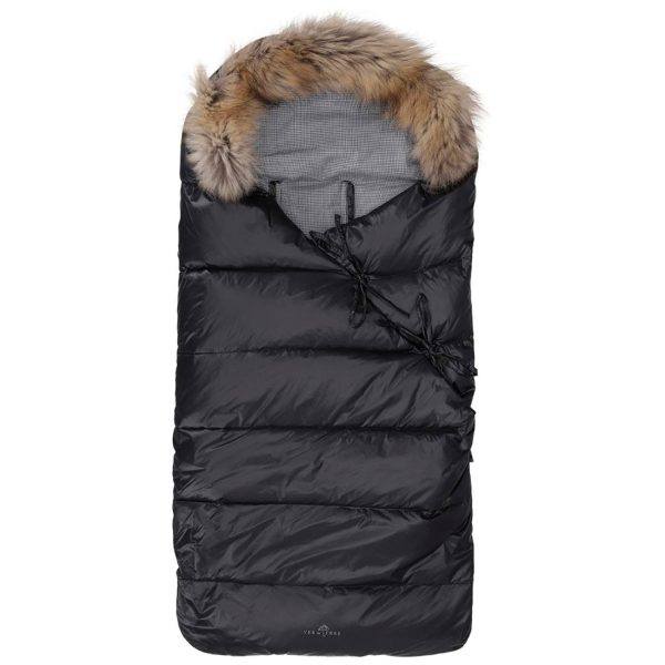 Ver de Terre Featherlight Sleeping bag w. Fur Black Online now