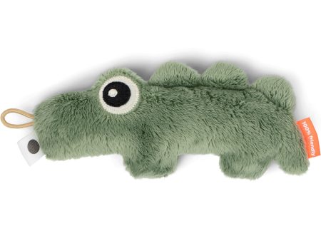 Done by Deer Tiny Sensory Rattle Croco Green For Discount