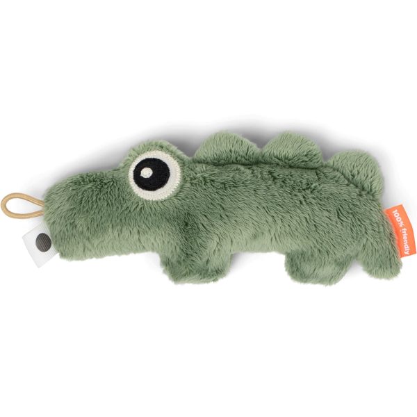 Done by Deer Tiny Sensory Rattle Croco Green For Discount