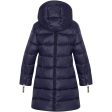 Ver de Terre Featherlight Girls A Down Coat Navy Online Sale