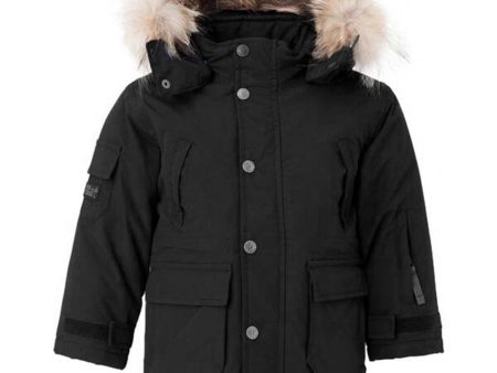 Ver de Terre Eskimo Dunjakke m. Pels Black Discount