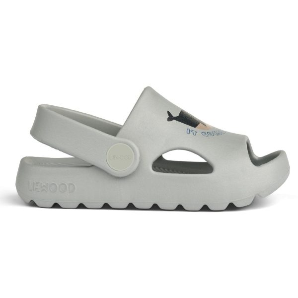 Liewood Morris Sandals Whales Cloud Blue Discount