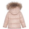 Ver de Terre Featherlight Baby Dunfrakke m. Pels Mahogany Rose For Sale