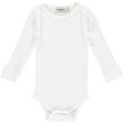 MarMar Modal Body Plain LS Gentle White Fashion