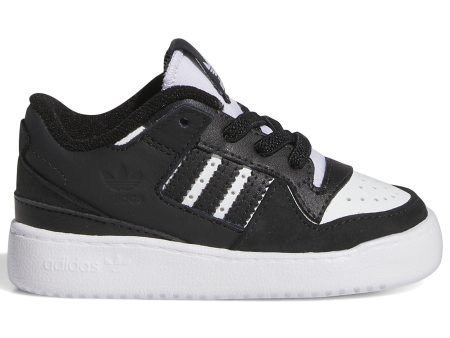 adidas Basketball Forum Low Sneakers Core Black   White Supply